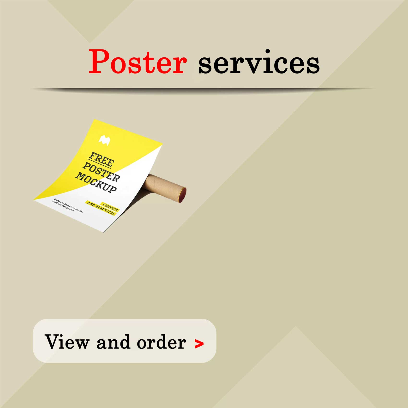 Poster Services